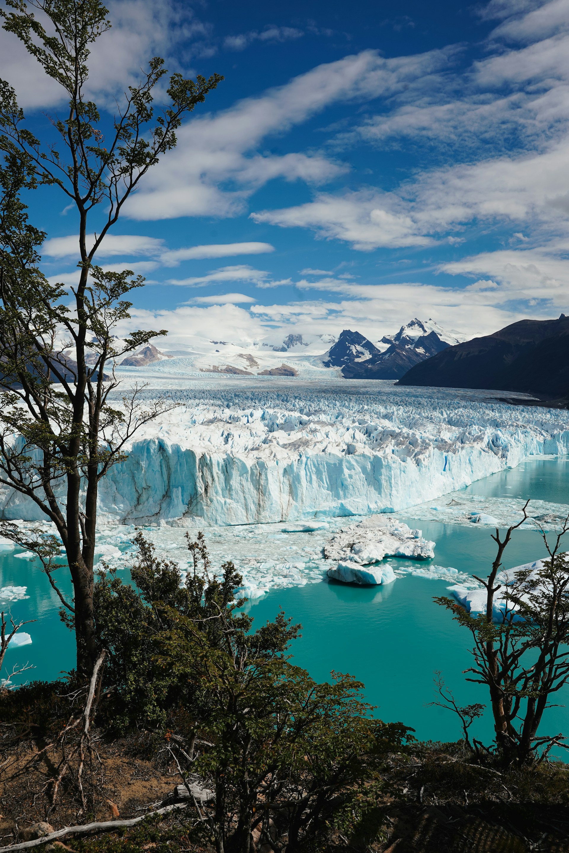 Perito Moreno Glacier towering ice walls and turquoise waters in Patagonia